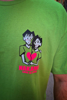 Model wearing True Love anime t-shirt - Nakama Clothing