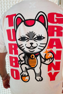 Turbo Cat anime t-shirt detail - Nakama Clothing
