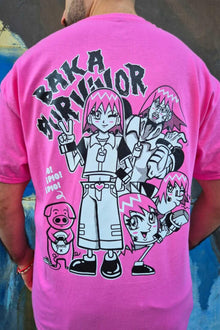 WTF Power anime t-shirt detail - Nakama Clothing