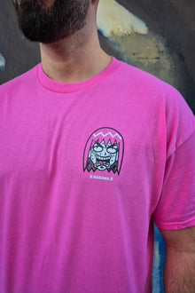 Model wearing WTF Power anime t-shirt - Nakama Clothing