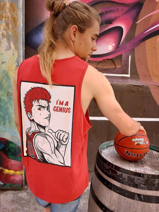 CAMISETA TIRANTES RED GENIUS